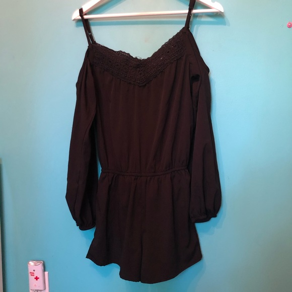 Black Bluenotes Romper - Picture 1 of 5